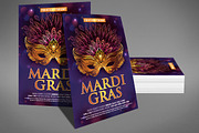 Mardi Grass  Party Flyer Template, a Flyer Template by graphicforest (Thumbnail 2 of 4)