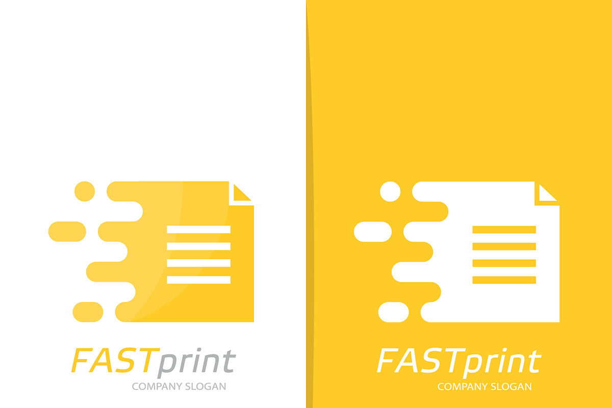 Fast file logo combination, a Branding & Logo Template by GraphiShop