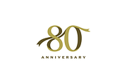 80th Anniversary Celebration Design, a Graphic by yopie (Thumbnail 2 of 4)