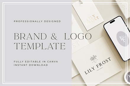 Canva Editable Brand Kit - Lilly, a Branding & Logo Template by August + White