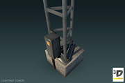 Lighting Tower, an Object 3D Model by 3DCaster (Thumbnail 3 of 6)