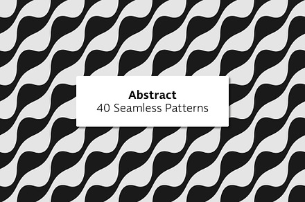 Abstract - 40 Seamless Patterns, a Pattern Graphic by Tustan