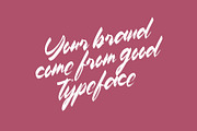 Pink Culture Modern Brush Font, a Script Font by RantautypeStudio (Thumbnail 2 of 13)