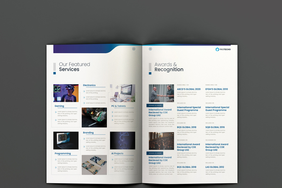 Annual Report, a Brochure Template by xnorpix (Photo 8 of 25)