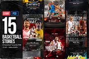 15 Basketball Social Media Stories, a Social Media Template by OnurDemircan (Thumbnail 1 of 6)