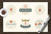 Restaurant Logos & Badges Bundle, a Branding & Logo Template by Vasya Kobelev (Thumbnail 34 of 54)
