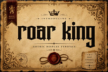 Roar King – Bold Gothic Display Font