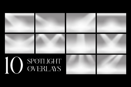White Spotlight Overlay, a Background Graphic by Pitchlook.Studio
