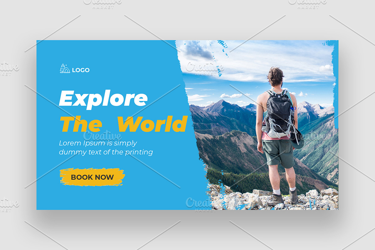 Travel Youtube Thumbnail Bundle, a Social Media Template by Shahjahangdb1 (Photo 19 of 21)