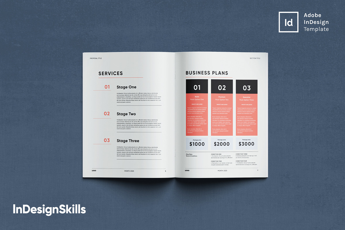 Proposal Template, a Presentation Template by InDesignSkills (Photo 9 of 12)