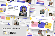 Academic Education - Google Slides, a Presentation Template by QR Design Studio (Thumbnail 1 of 3)