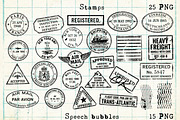 Hand-Drawn Doodles & Graphic Marks, an Object Graphic by DreamoraArt (Thumbnail 7 of 13)