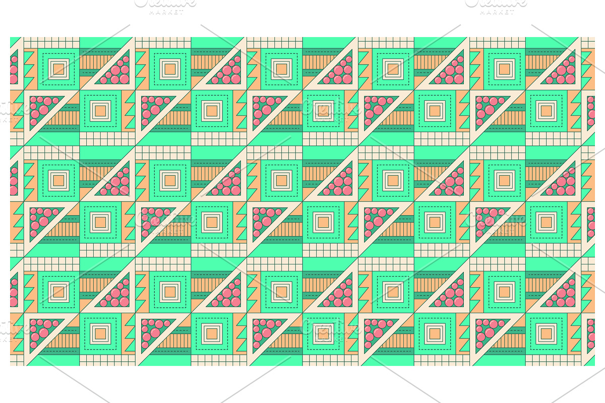Geometric Seamless Patterns, a Pattern Graphic by Creative Backgrounds (Photo 1 of 8)
