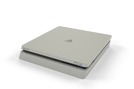 Sony PlayStation Slim (White), an Object 3D Model by Tedi Permana