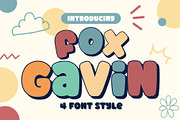Fox Gavin: 4 font style, a Symbol Font by Fox7 By Rattana (Thumbnail 1 of 11)