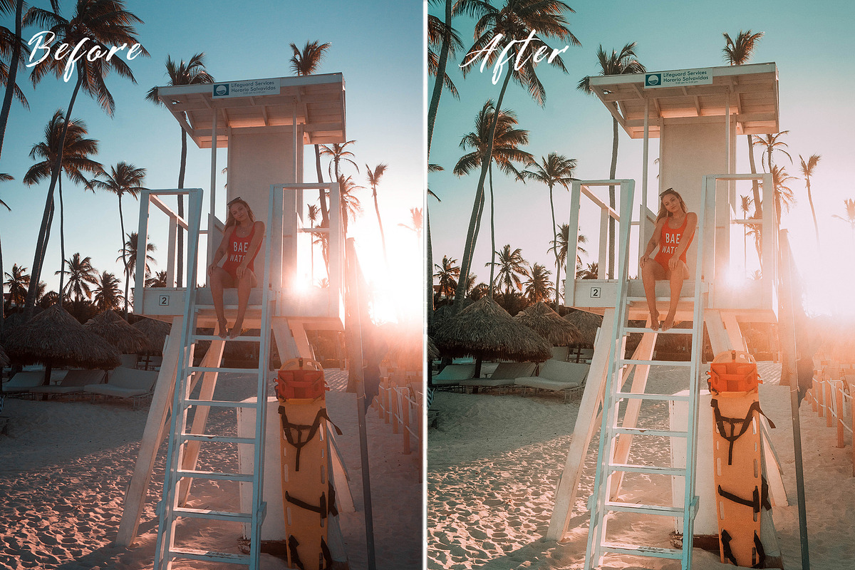 Lightroom Presets Mobile BAYWATCH preview 6