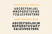 Paint Factory — Vintage letter font, a Sans Serif Font by SimpleBits® (Thumbnail 3 of 4)