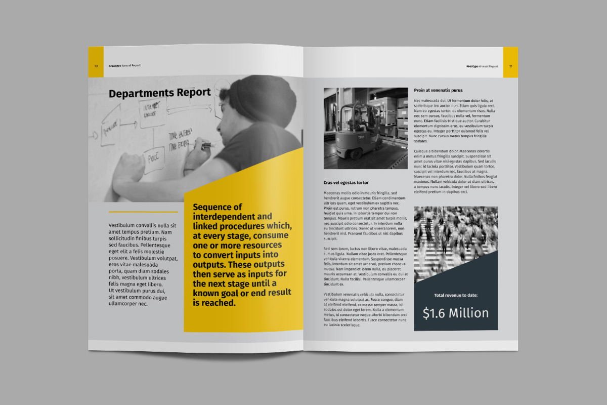 Kreatype Annual Report, a Brochure Template by Kreatype Studio (Photo 9 of 16)