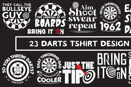 DARTS T-shirt Design Bundle
