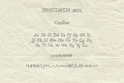 Specimen 1651: Vintage Font Family, a Serif Font by Mneme (Thumbnail 10 of 14)