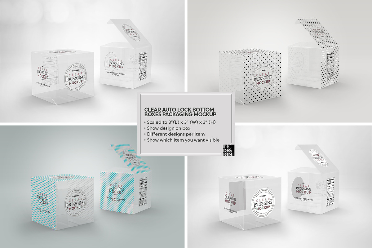 07 Clear Container Packaging Mockups, a Cups & Container Mockup by INCDesign (Photo 25 of 28)