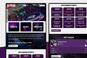 DJ & Disco Website Template, a Wix Template by Kitteeh (Thumbnail 7 of 21)