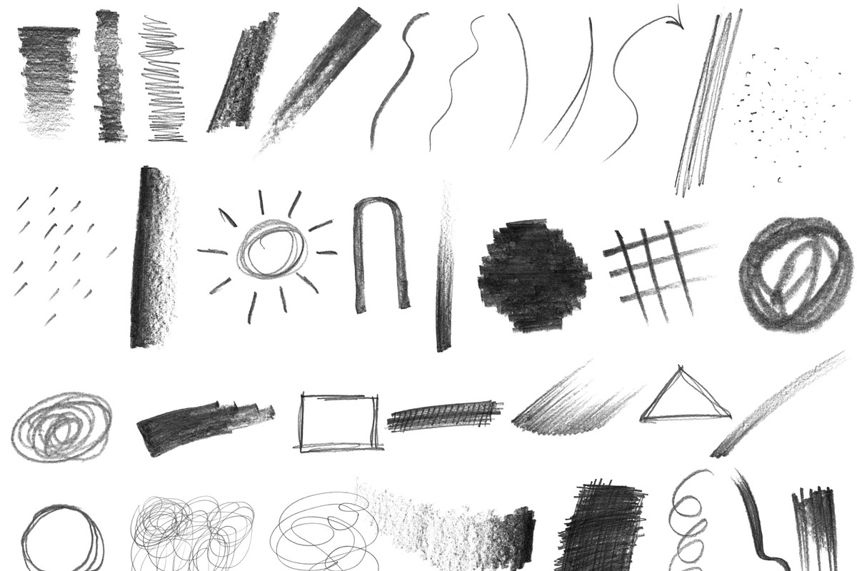 100 Pencil Sketch Brushes, a Brush Add-On by Amit Debnath (Photo 2 of 2)