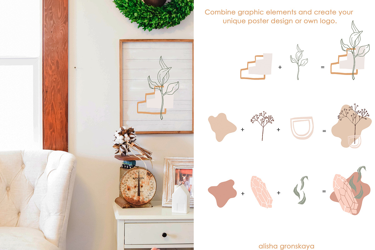 MODERN BOTANY, a Decorative Illustration by Alisha Gronska (Photo 6 of 8)