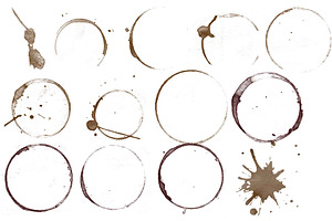 Coffee Stains Clipart