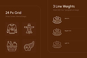 Thanksgiving Icons Collection, an Outline Icon by Prosymbols (Thumbnail 5 of 7)