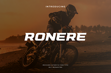 Ronere - Modern Sports Typeface
