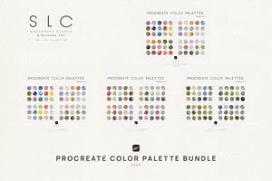 17 Procreate Color Palette - BUNDLE