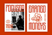Resigan || Modern Condensed Dosplay, a Sans Serif Font by Ermedia Studio (Thumbnail 4 of 10)