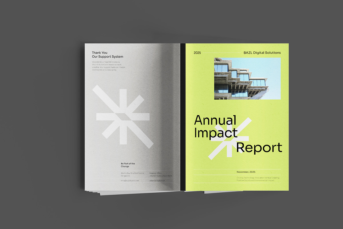 Green Non-Profit Annual Report, a Brochure Template by Neermana (Photo 11 of 11)