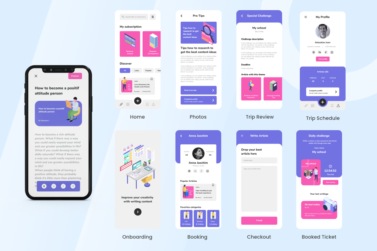 Tulist - Blogger Writer Mobile App, an App Template by INSPR STD (Photo 2 of 3)