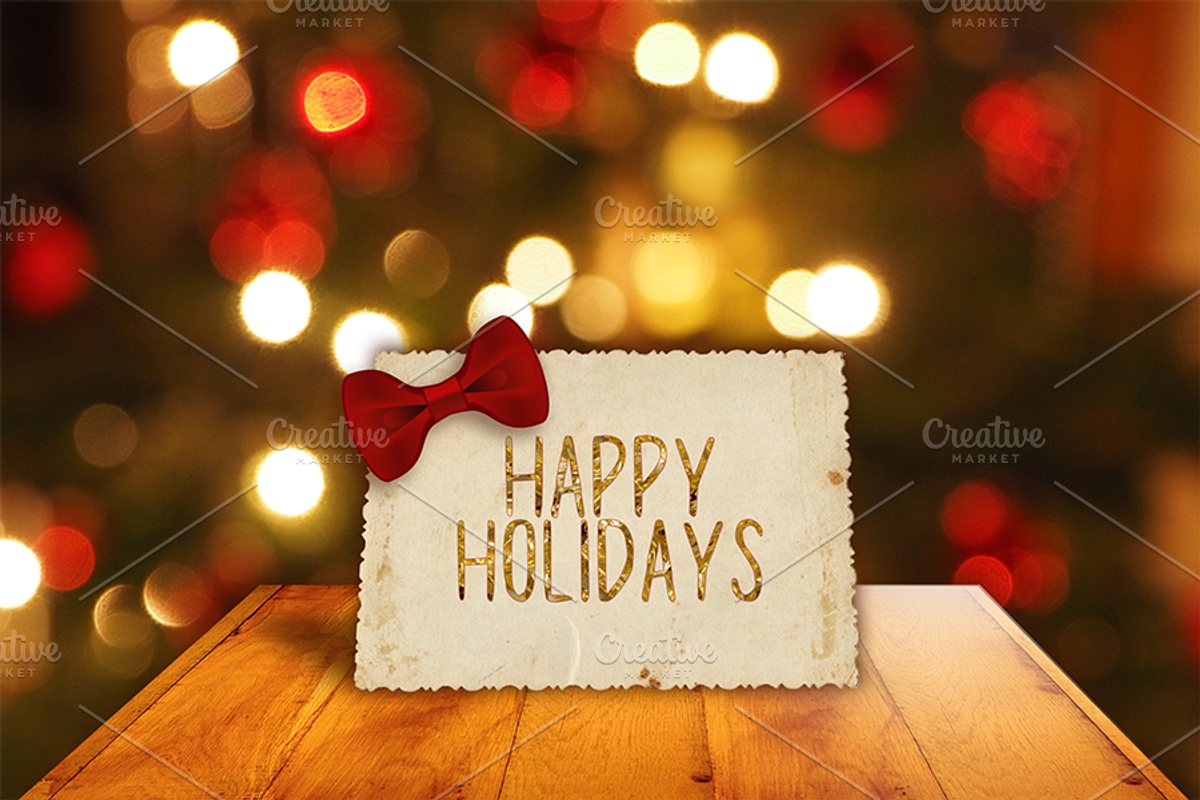 Christmas Day - Xmas Card Mock Up, a Graphic by Swarovski Crystals