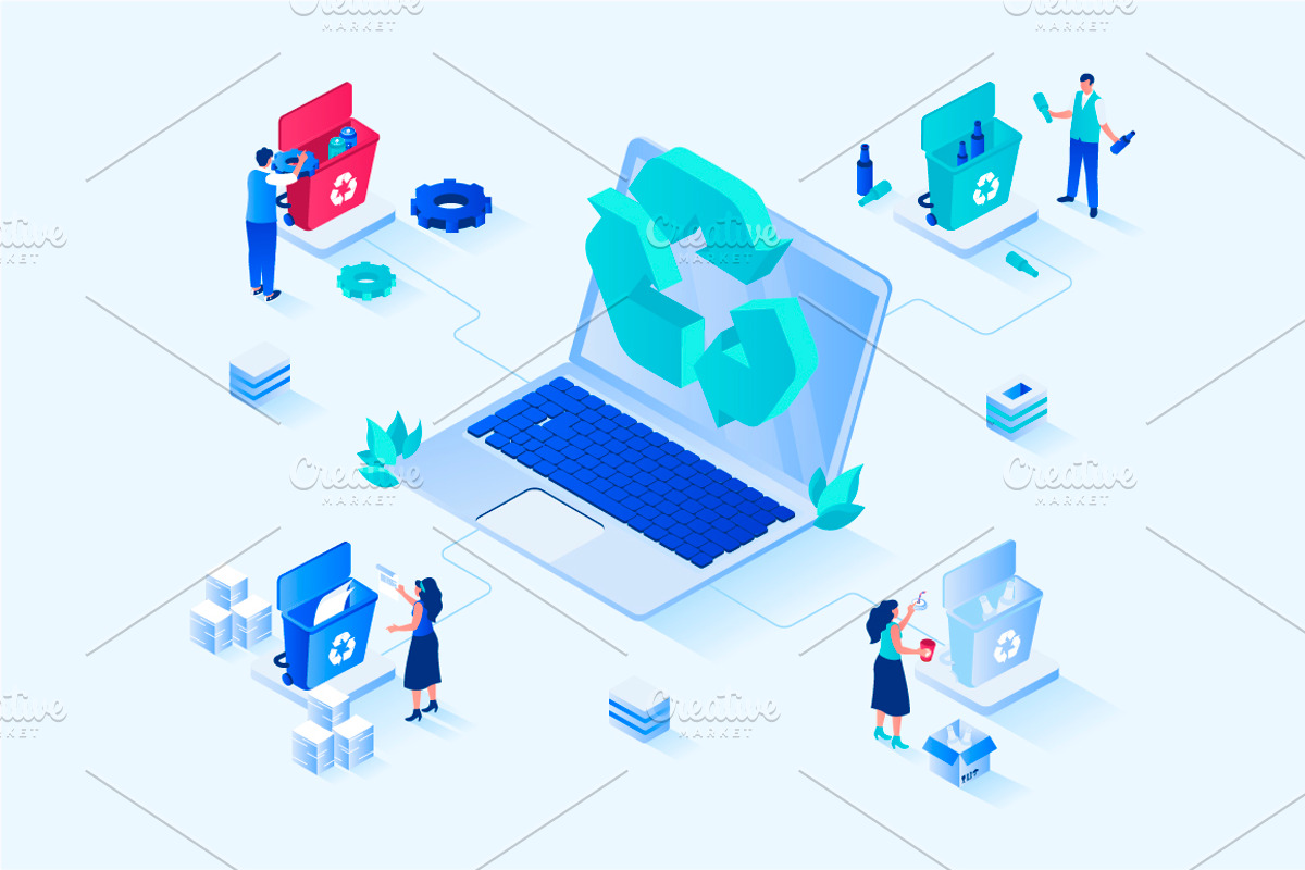 Isometric Web Illustrations, a Templates & Theme by alexdndz (Photo 30 of 31)