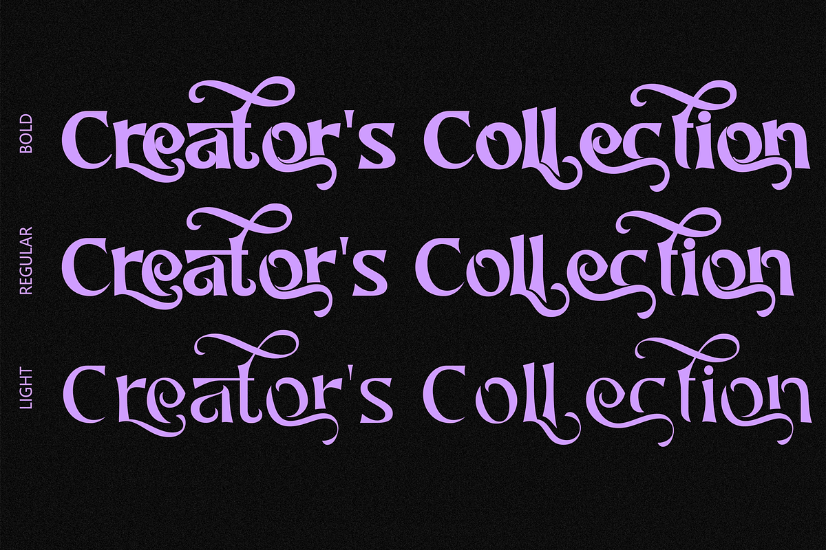 Creator's Collection | Ligature Font, a Sans Serif Font by 177Studio (Photo 9 of 9)