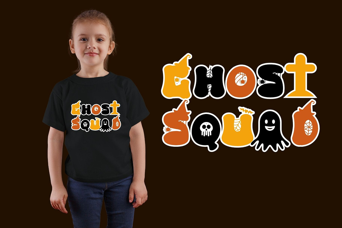 Retro Spooky is a Halloween font, a Handwritten Font by Brown Cupple (Photo 4 of 7)