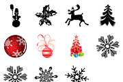 Christmas and New Year Backgrounds, a Decorative Illustration by TAlex (Thumbnail 2 of 7)