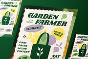 Garden Farmers Market Flyer Set, a Flyer Template by Annora Studio (Thumbnail 6 of 6)