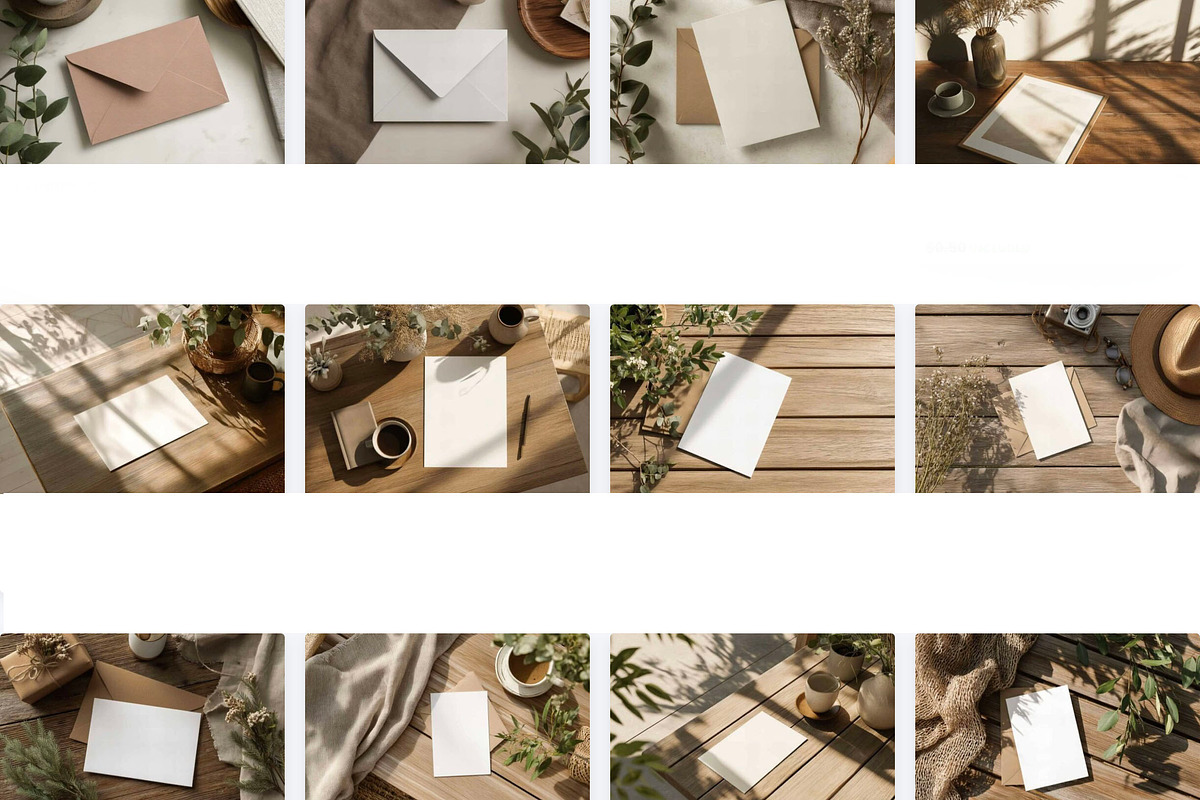 White Card Mockup Bundle, a Mockup by VetalStock (Photo 3 of 3)