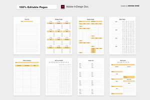 Editable Planner Template/Journal