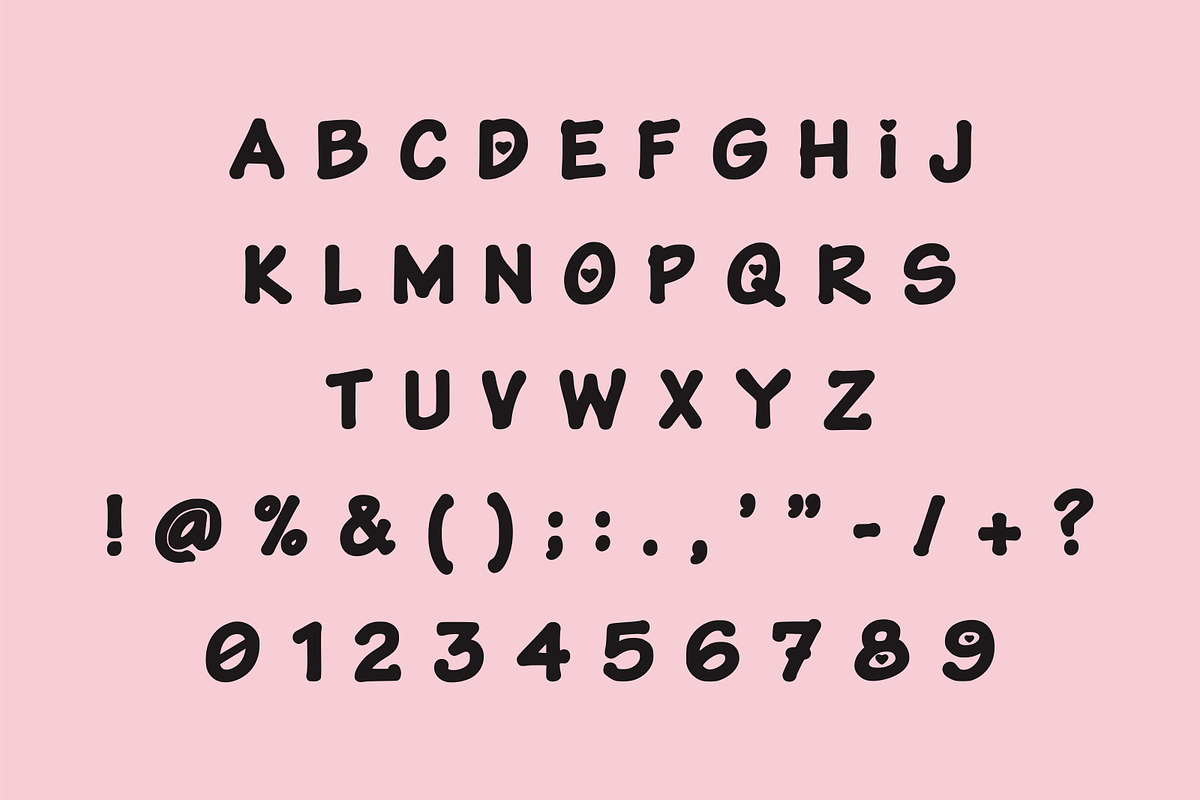 Love Coming - Cute Valentine Font, a Sans Serif Font by Limited.studio (Photo 5 of 5)