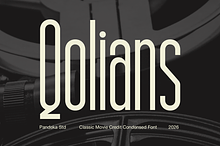 Qolians - Movie Condensed Font