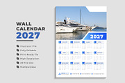 2027 Landscape Calendar Template, a Stationery Template by pixelcreatx (Thumbnail 2 of 5)