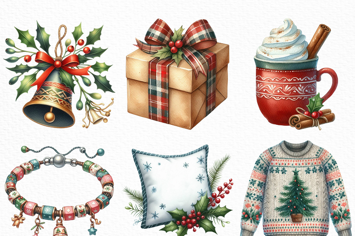 Cozy Christmas Charm Sublimation, an Illustration by Craft Nest (Photo 2 of 5)