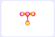 Letter T - Tech Chain Logo Template, a Branding & Logo Template by Graplick (Thumbnail 1 of 2)