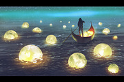 Starry fantasy painting collection, a Person Illustration by Grandfailure (Thumbnail 5 of 7)
