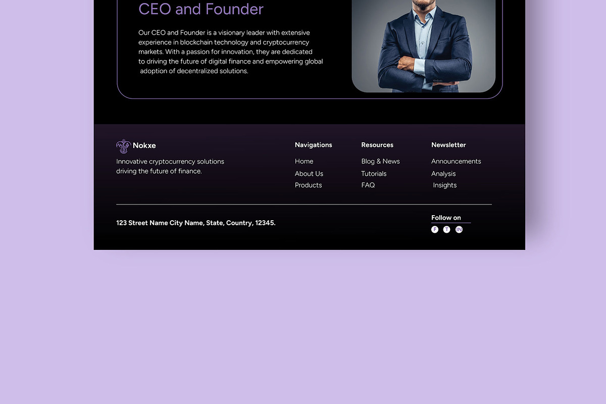 Crypto Currency Landing Page, a Landing Page Template by CreativeShaper (Photo 6 of 6)